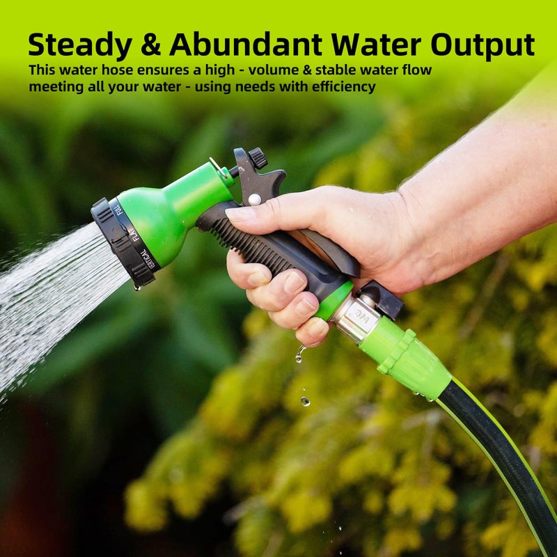 Worth Leader Short Garden Hose 3/4 in. x 4 ft. -Heavy Duty Durable Lightweight PVC Rubber Water Pipe for Agriculture, Lawn Care & Commercial Use -No Kink, Flexible, Leakproof, Male to Female Fittings - Image 4